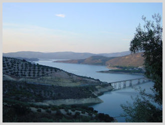 The lake at Iznajar